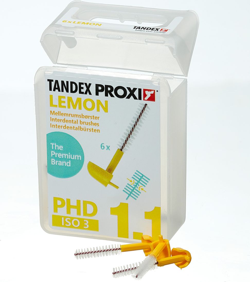 Tandex Tandex (6 szt.) szczoteczek Proxi Lemon Fine (żółta)
