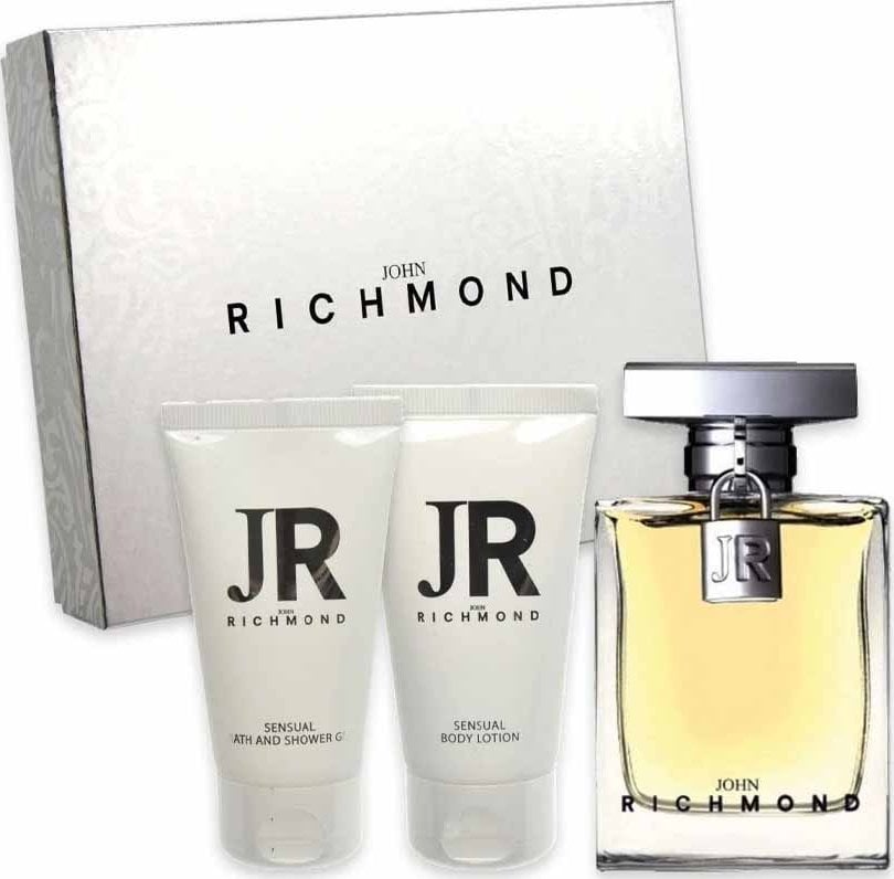 John Richmond Set John Richmond: John Richmond, Natural, Hydrating, Body Lotion, 50 ml + Black Metal, Natural, Cleansing, Shower Gel, 50 ml + John Ric