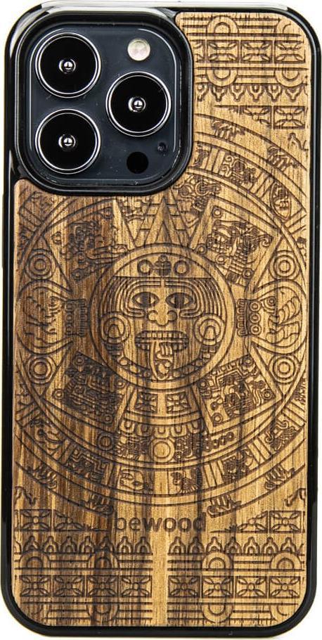 BeWood Drewniane Etui iPhone 13 Pro KALENDARZ AZTECKI LIMBA