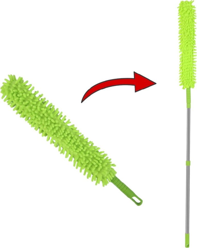 KOKO Kurzawka Szczotka duża do kurzu Miotełka teleskop chenille 57-108cm KO-7672