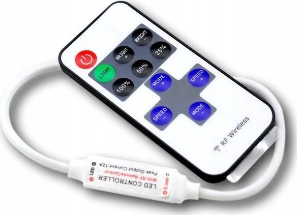 Masterled Ściemniacz do taśm LED 5-24V 6A z pilotem DC