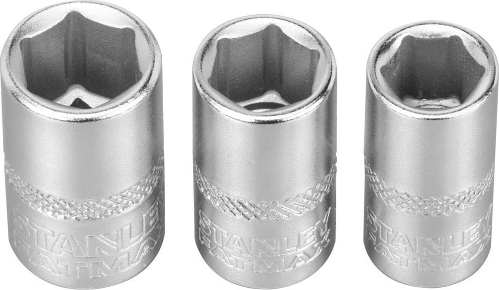 Stanley Zestaw nasadek 1/4" 3szt 8/9/10mm 6pkt FM M-D,rad