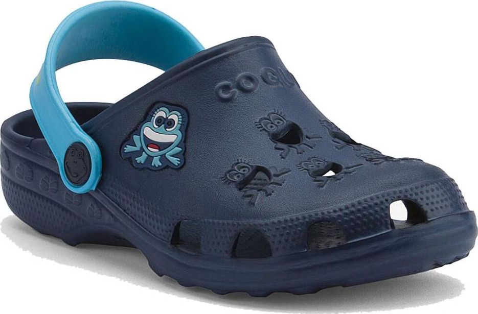Coqui Coqui chodaki dziecięce Little Frog 8701-100-2118 Navy/Blue 23-24