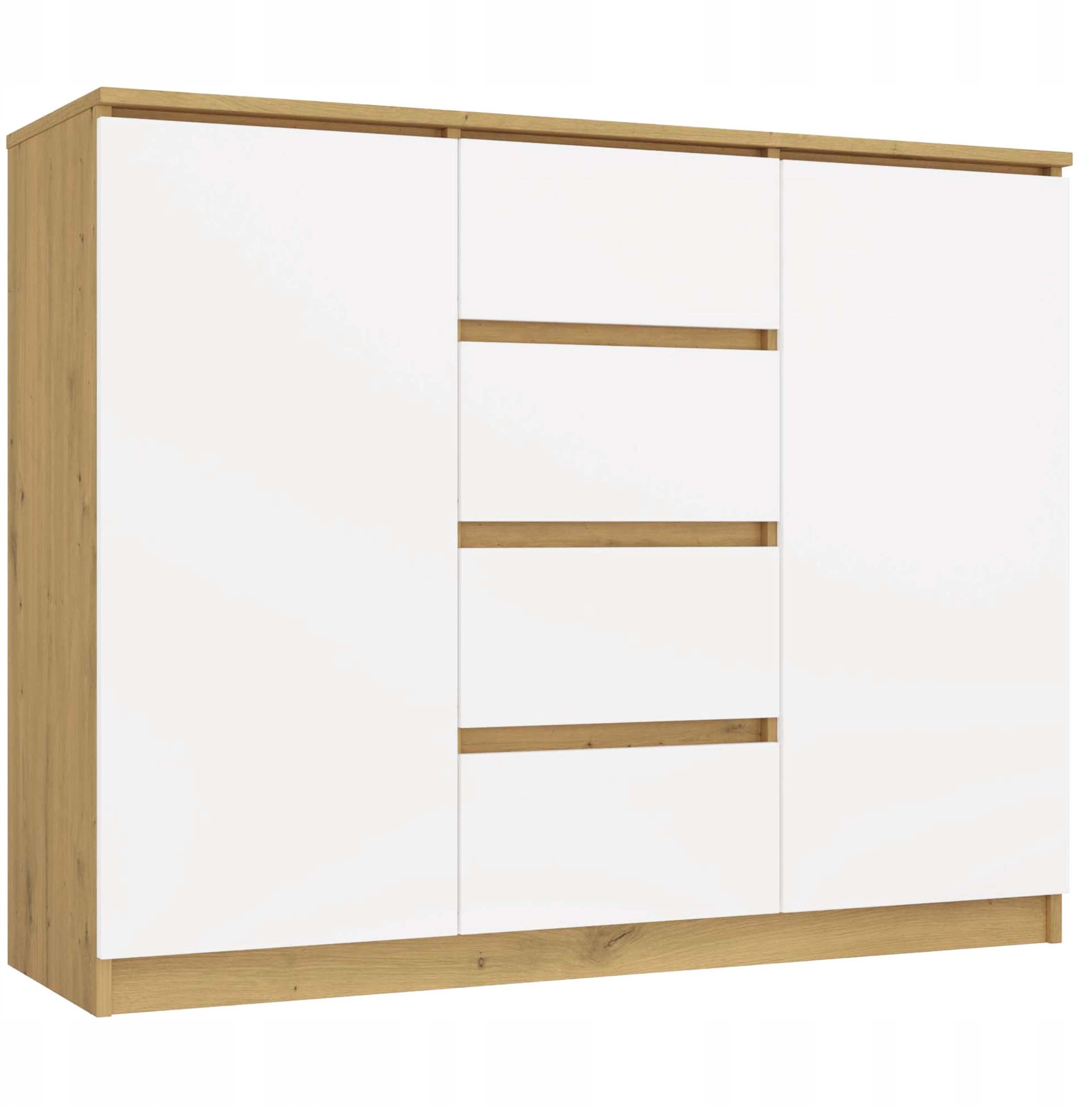 Komoda Malwa 2D4S 120 DĄB ARTISAN BIEL