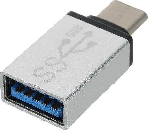 PremiumCord PREMIUMCORD Adaptér USB 3.1 C/male - USB 3.0 A/female, stříbrný, OTG