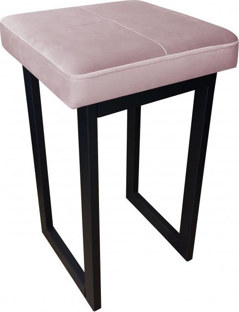 Atos Taboret MAESTRO MG VELVET jasno różowy