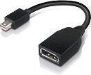 Kabel Lenovo DisplayPort Mini - DisplayPort 0.15m czarny (4X90L13971)