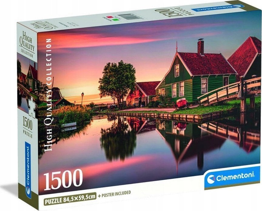 Clementoni Puzzle Compact Zaanse Schans 1500 elementów (31734)