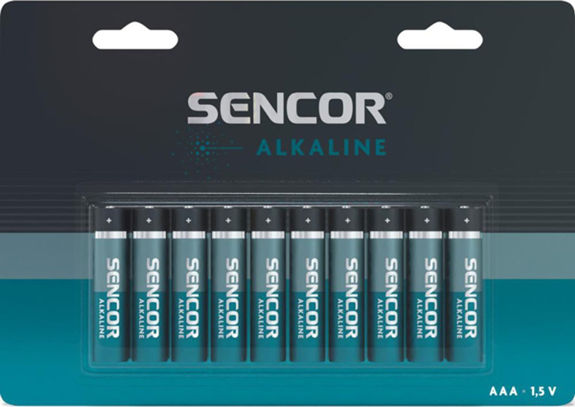 Sencor Bateria alkaliczna, AAA (LR03), AAA, 1.5V, , blistr, 10-pack