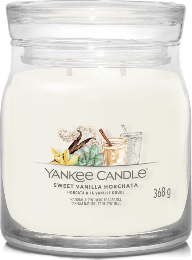Yankee Candle Yankee Candle Signature Sweet Vanilla Horchata Świeca Średnia 368g