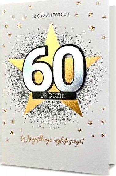 Pan Dragon Karnet Urodziny 60