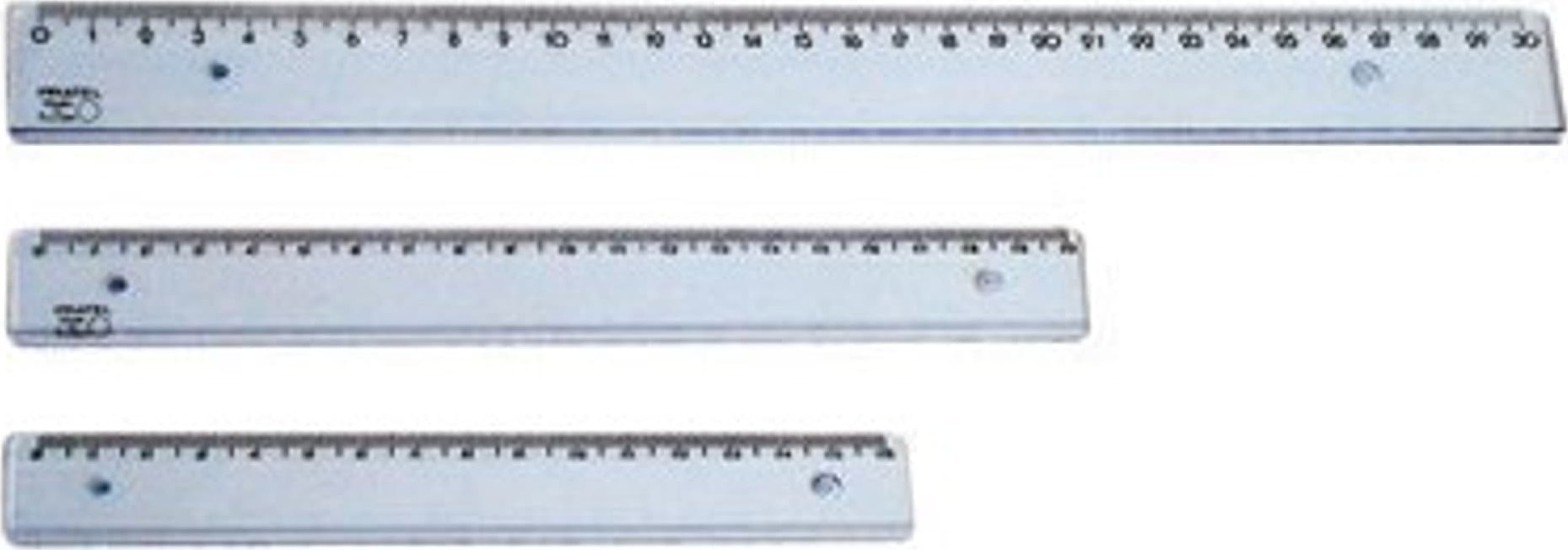 MemoBe Linijka plastikowa MemoBe Pratel 16cm