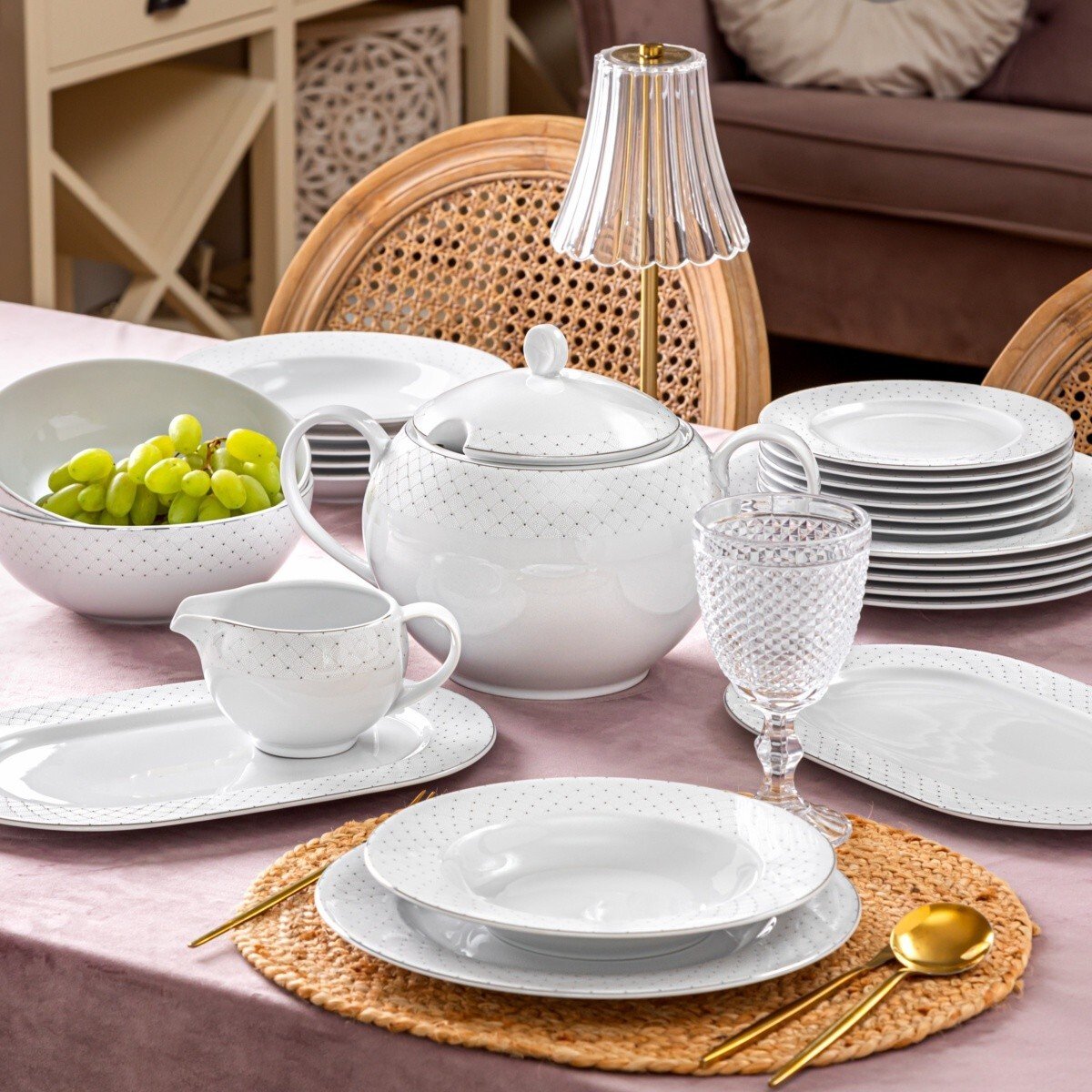 Serwis Obiadowy Dla 12 Osób 42 El. Carmen WA-91