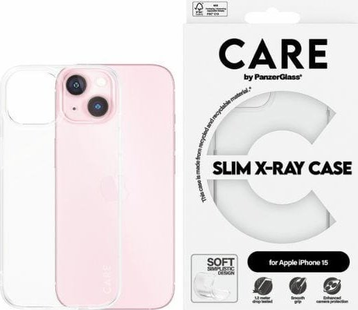 PanzerGlass CARE by PanzerGlass Slim X-Ray Case iPhone 15 6,1" przezroczysty/transparent 1433