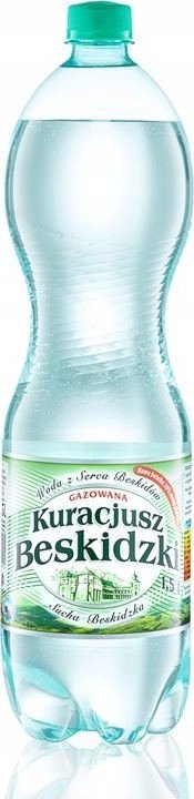 Woda KURACJUSZ Beskidzki 1,5l gazowany