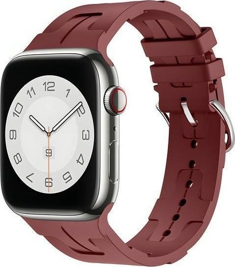 Beline Beline pasek Apple Watch Silicone Ultra 42/44/45/49mm bordowy /maroon box