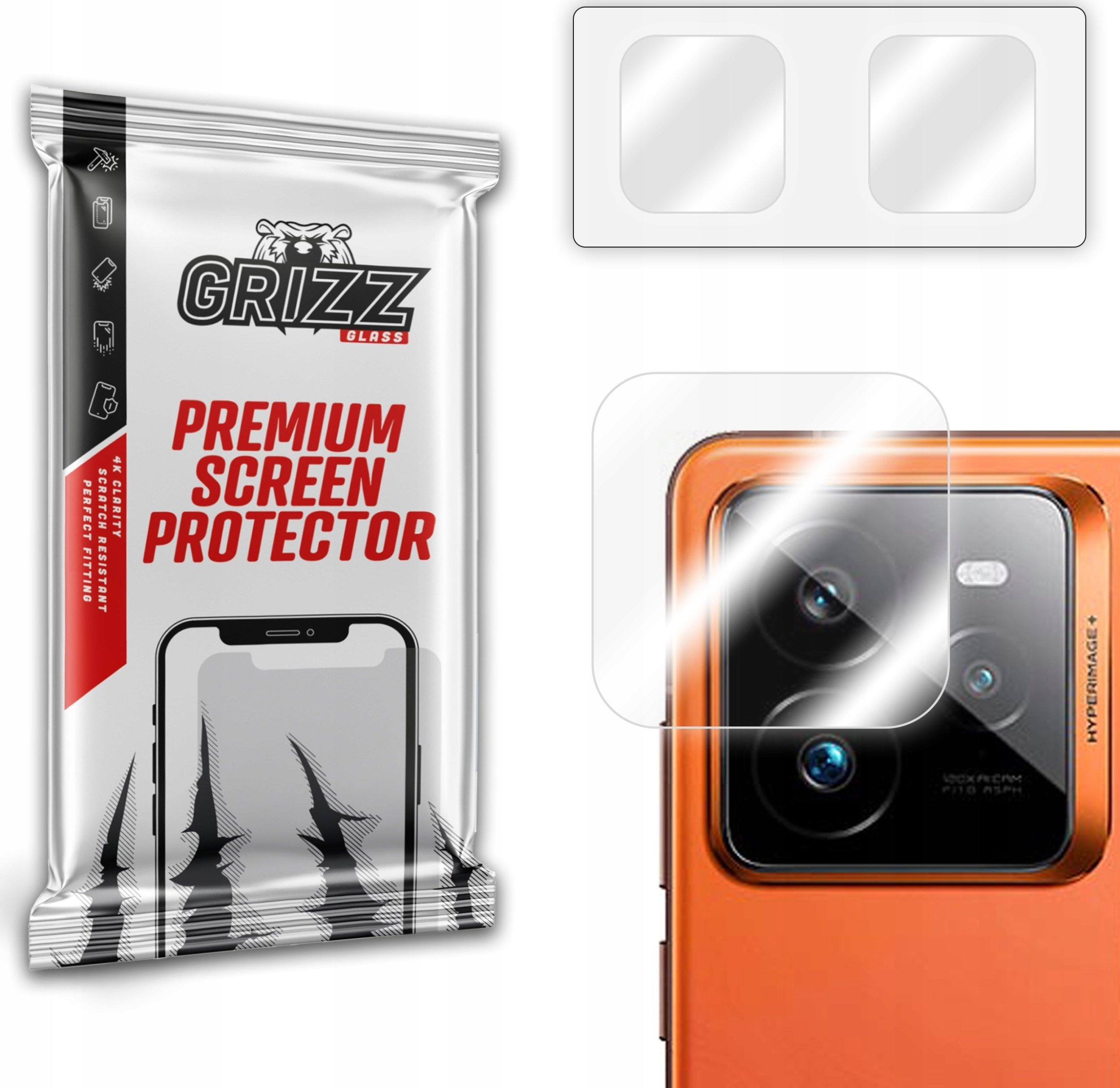 Szkło na aparat GrizzGlass HybridGlass Camera do Realme GT7 Pro