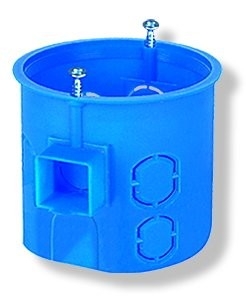 Simet Puszka podtynkowa S60DW 60mm głęboka z wkrętami niebieska (34069203)