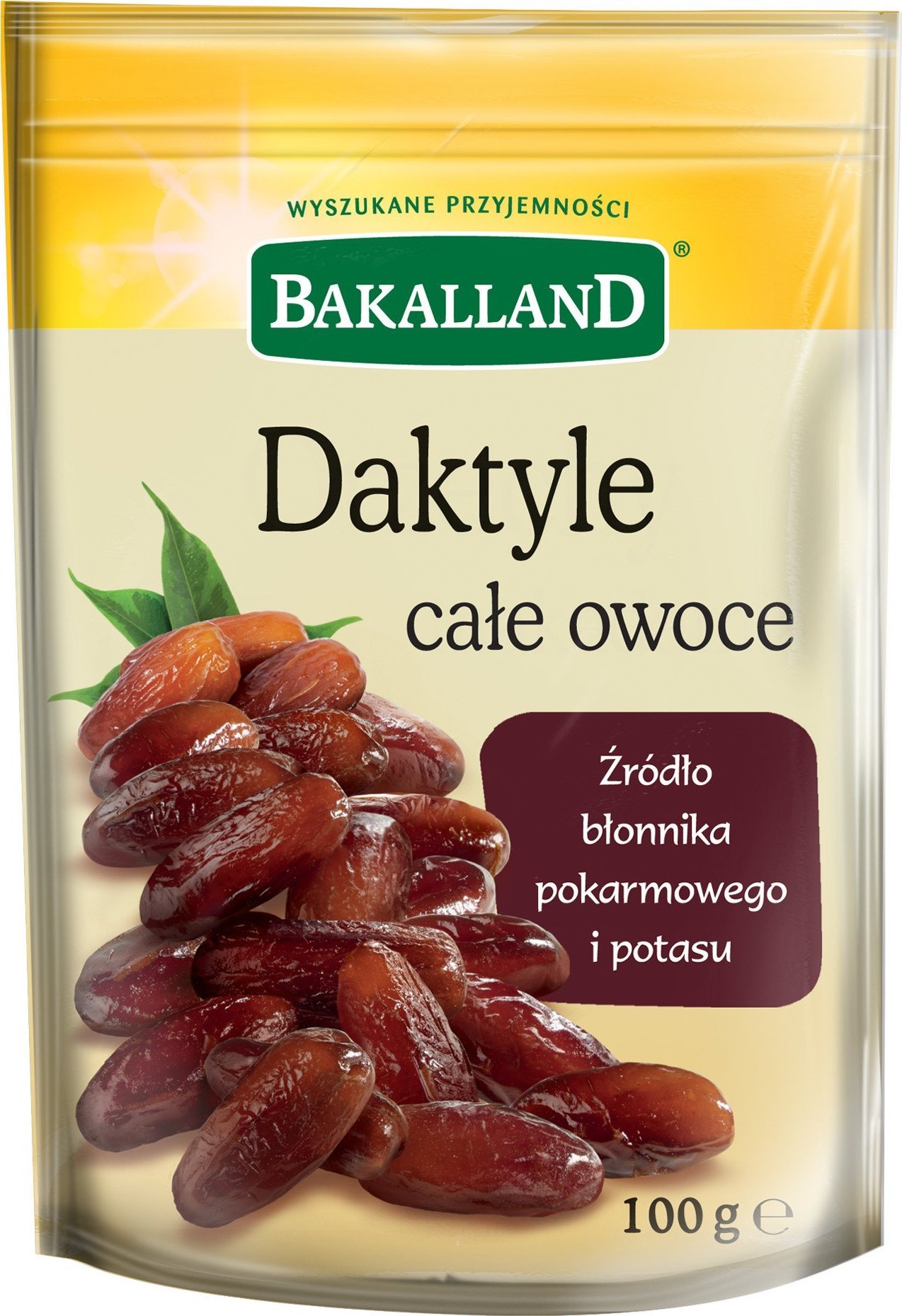 bakalland Daktyle całe owoce, Bakalland, 100 g