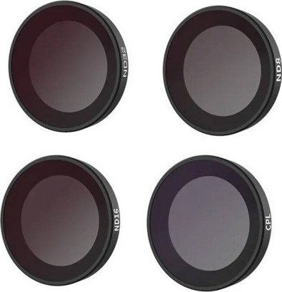 Telesin Zestaw 4 filtrów CPL/ND8/ND16/ND32 Telesin do kamery Insta360 GO3