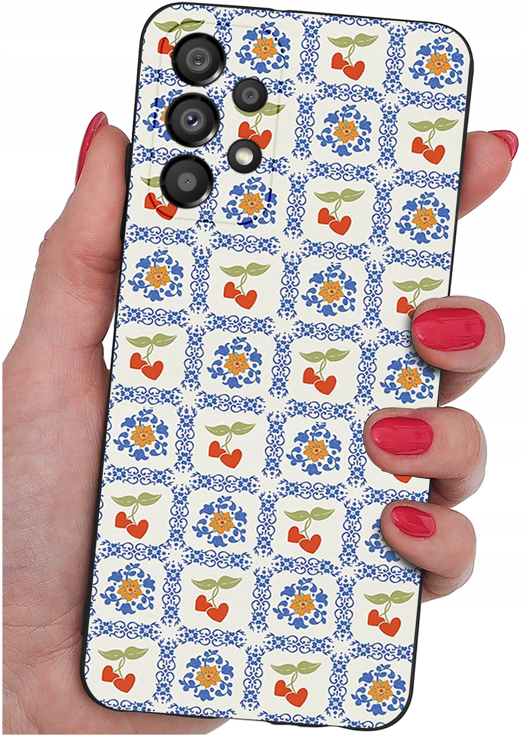 Etui do SAMSUNG A52 | A52s 5G | WZORY | SILIKONOWE MATT SZKŁO 9H