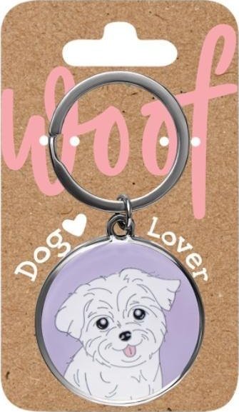 Brelok dla psiarzy - maltańczyk