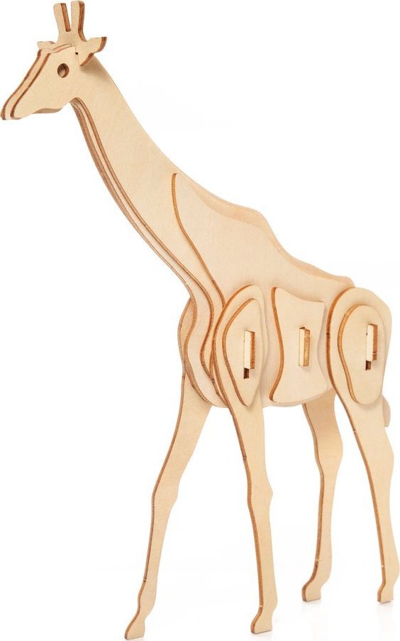 Little-Story Little Story Drewniane Puzzle Model 3D - Żyrafa
