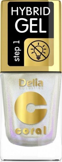 Delia DELIA COSMETICS Coral Hybrid Gel Lakier hybrydowy do paznokci nr 104 - multirefleks (bez lampy) 11ml
