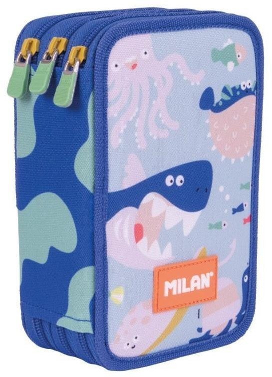 Piórnik 3-poziom z wyposażeniem Blue Odyssey