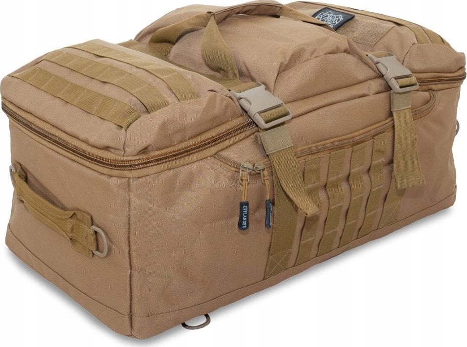 Plecak turystyczny Offlander OFFLANDER TORBA PODRÓŻNA PLECAK 3W1 OFFROAD 54L KHAKI