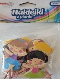 BREWIS Naklejki z pianki taniec 16szt