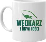Koszulkowy Wędkarz z krwi i ości - kubek z nadrukiem