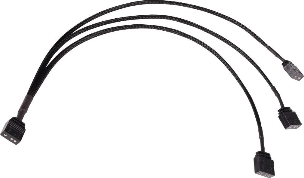 Alphacool Alphacool Y-Splitter aRGB 3-Pin auf 3x 3-Pin 30cm - schwarz