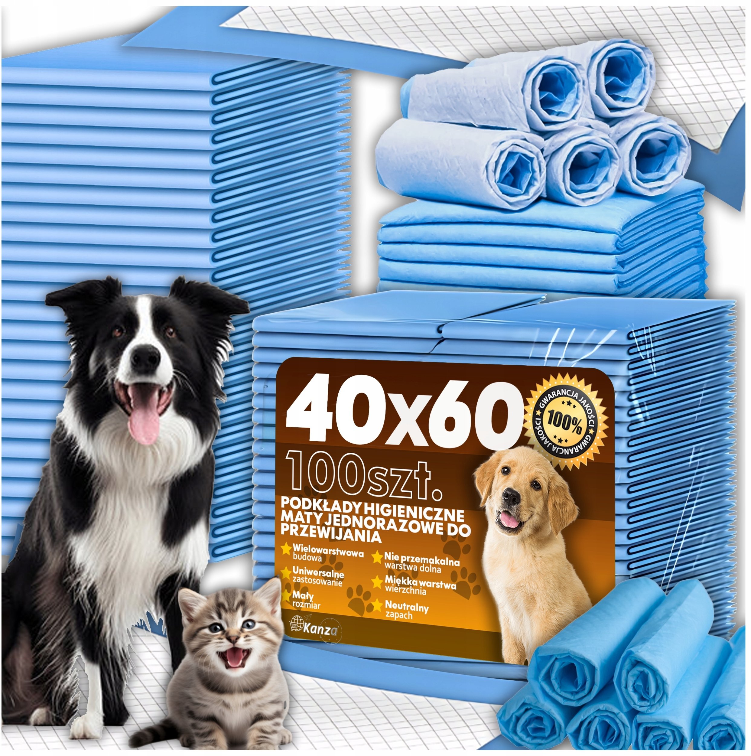 Hitbaits Maty chłonne 40x60cm worek KANZA