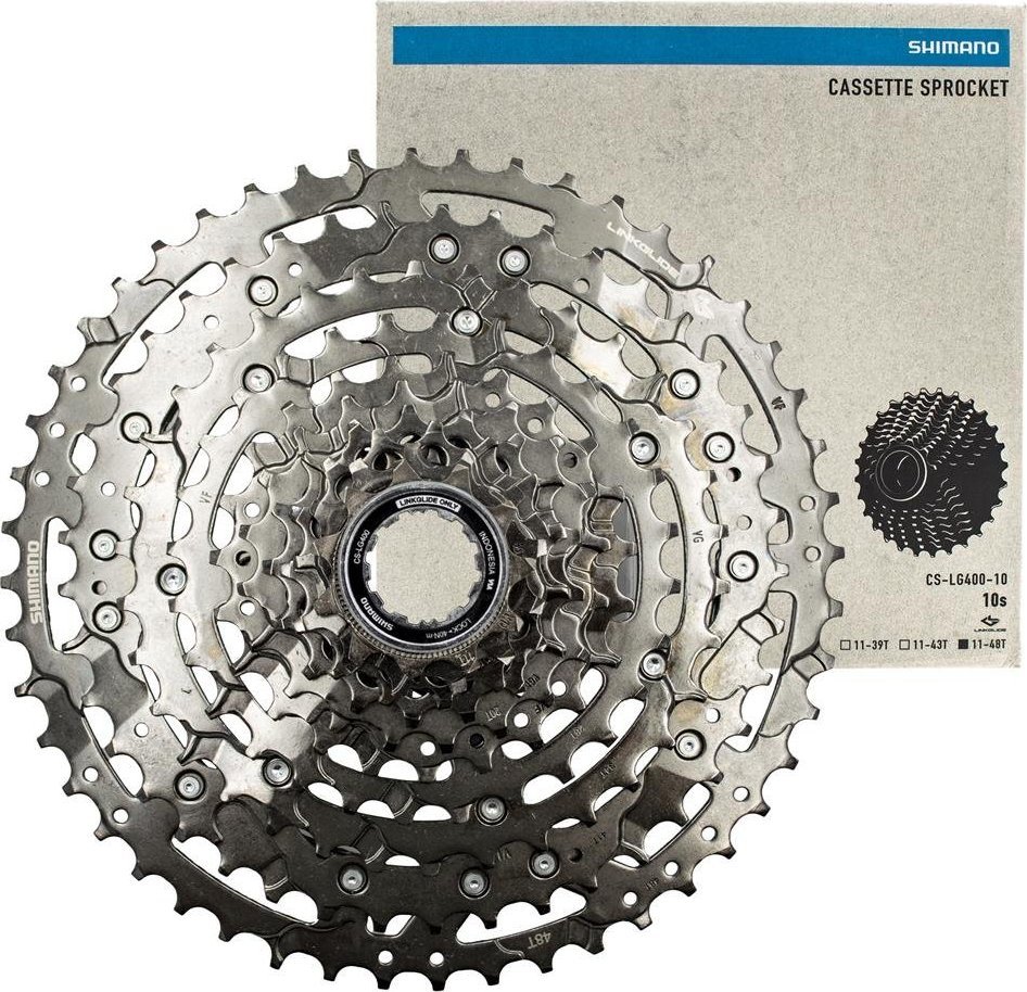 Shimano Kaseta Shimano Cues CS-LG400, 10-rz, 11-48, Linkglide, grafitowa