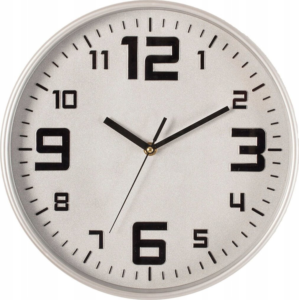 Atmosphera Zegar ścienny z cichym mechanizmem SILENCE, Ø 30 cm