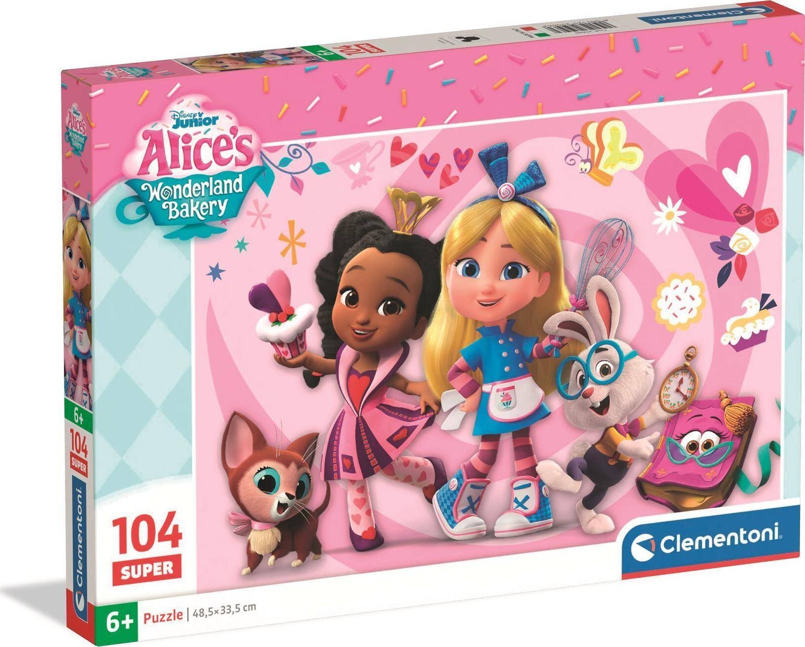 Clementoni Puzzle Super Czarodziejska cukiernia Alicji 104 elementy (25046)