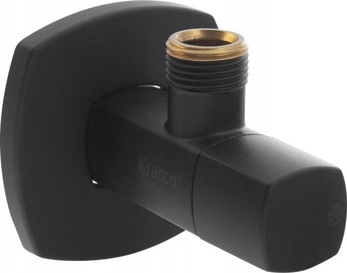 Arco Zawór kątowy Lipstick A80, czarny mat, 1/2GZ x 3/8GZ [42]