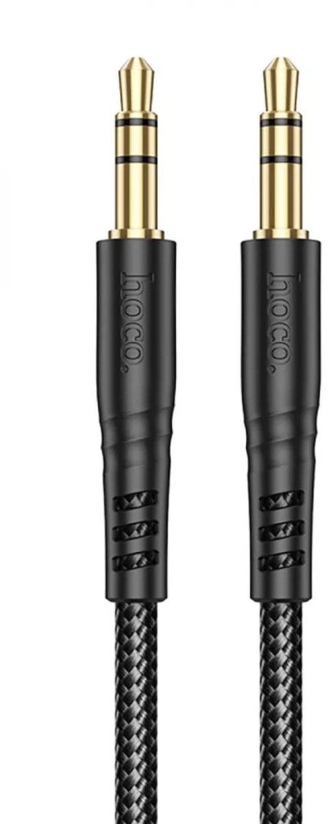 Kabel Hoco HOCO kabel AUX Jack 3,5 mm (męski) do Jack 3,5 mm (męski) UPA24 1 m czarny