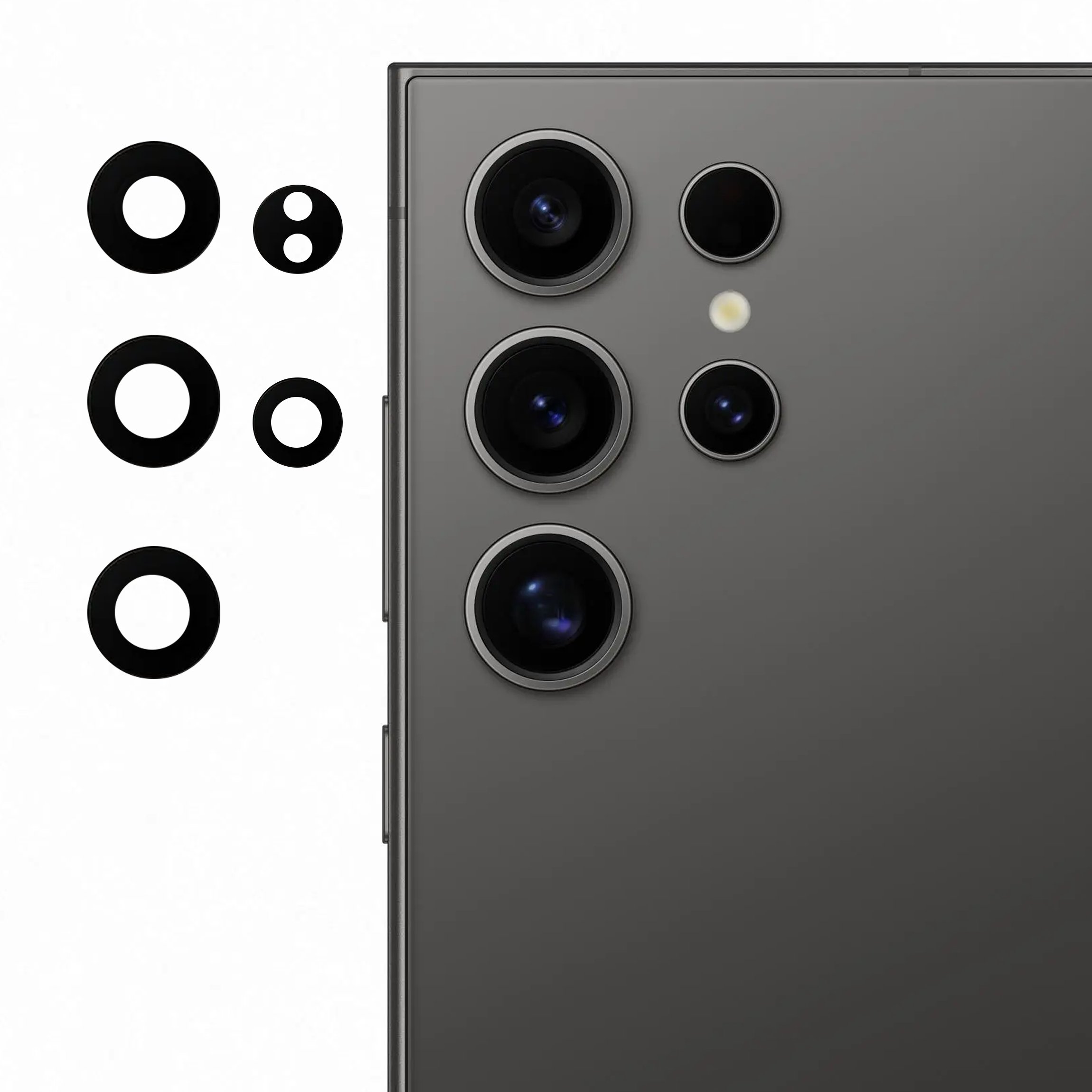 Szkło Aparatu do Samsung Galaxy S24 Ultra Szybka Szkiełko SM-S928B (5904858385355)