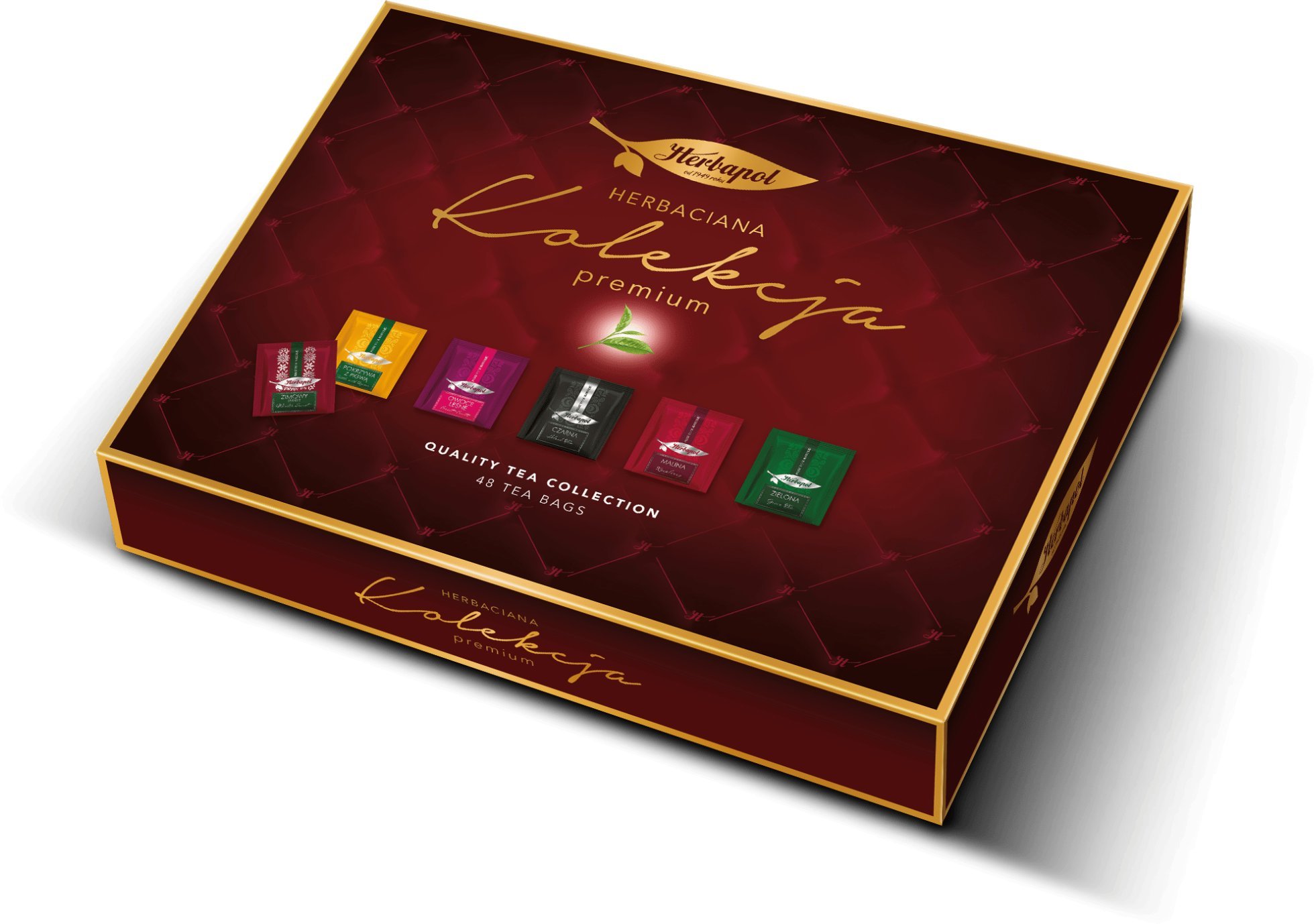 Herbapol Herbaciana kolekcja premium 48 torebek (bordowa)