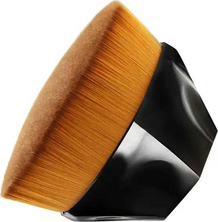 Aptel Gęsty PĘDZEL do Podkładu i Fluidu 6cm + Etui czarny DA47