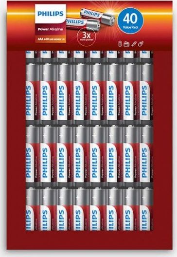 Philips Bateria AAA / R03 40 szt.