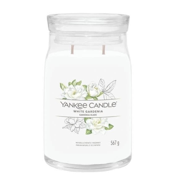 Yankee Candle Signature White Gardenia Świeca Duża 567g