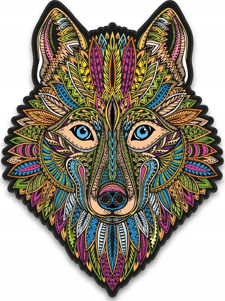 WOOD YOU DO DREWNIANE PUZZLE ZE SKLEJKI DLA DOROSŁYCH WILK 200