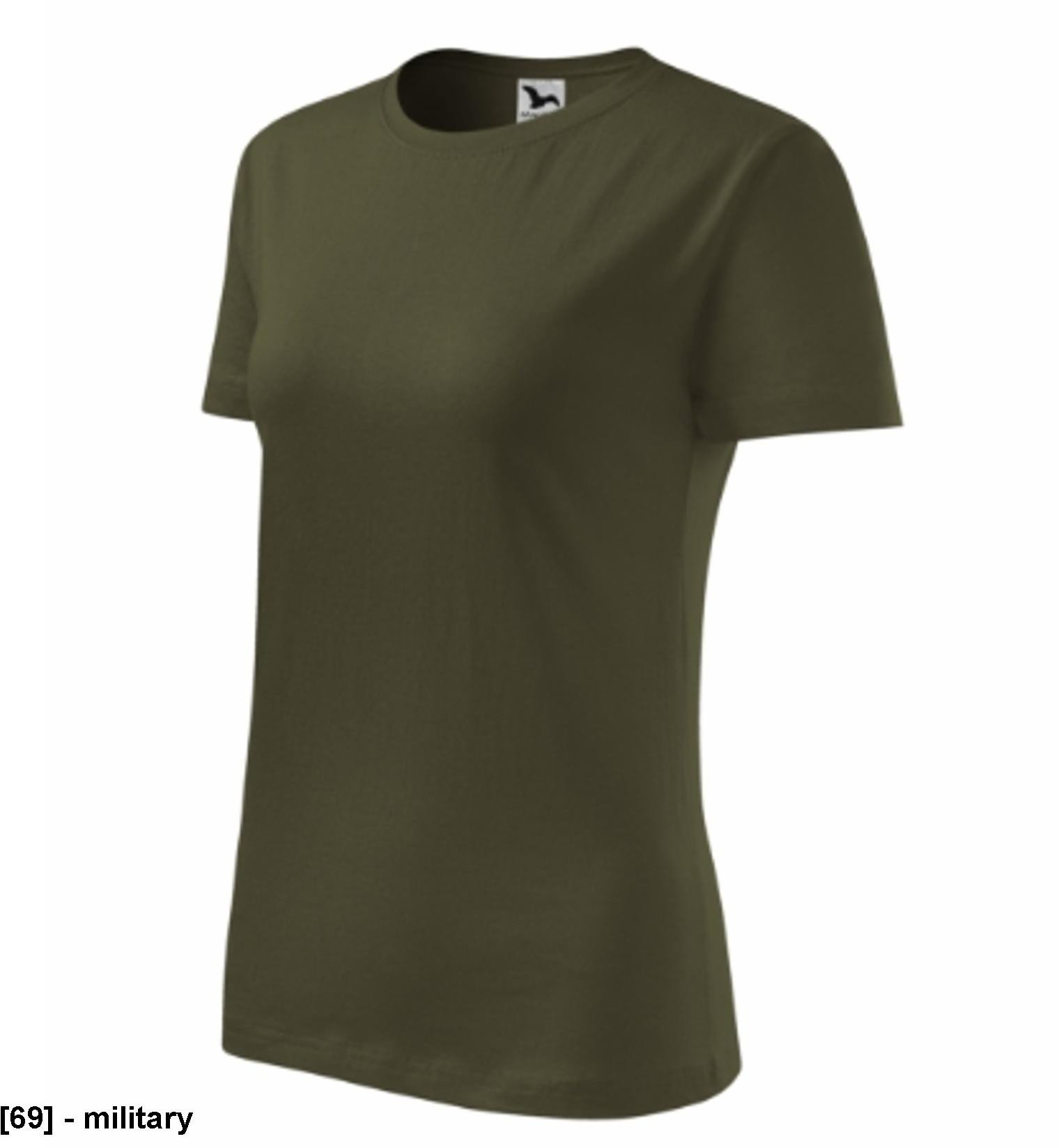 Classic New 133 - ADLER - Koszulka damska, 145 g/m2 - military L