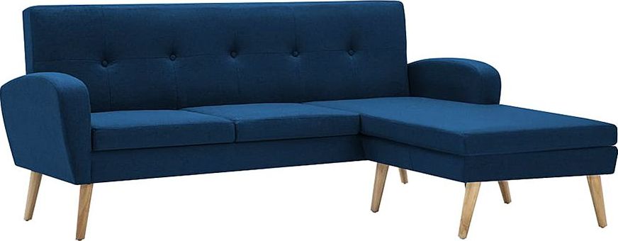 Elior Sofa z leżanką Anita 4Q - niebieska