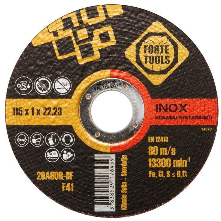 CUTTING BLADE 115X1,2X22,23 MMFORTE TOO