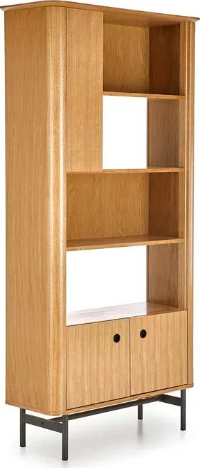 Elior Pionowy regał na nóżkach w stylu vintage - Vistor 6X