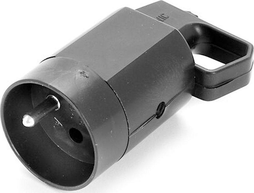 ViPlast ViPlast Gniazdo przenośne z uchwytem i uziemieniem 16A 250V czarne 315-05